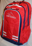 High Sierra Blaise Backpack With 15In. Laptop Pocket, Crimson/True Navy/White
