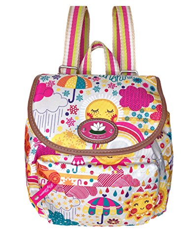 Lily Bloom Mini Backpack Colorful, Eco Friendly (SPRING SHOWERS)
