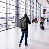 BANGE Travel Overnight Backpack,40-Liter FAA Flight Approved Weekender Bag Carry on Backpack GREEN (Backpack with 3 Cubes)