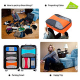 ZOMAKE 6 Set Packing Cubes for Travel - Lightweight Luggage Packing Organizer Travel Accessories