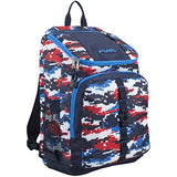 Fuel Wide Mouth Sports Backpack with Laptop Compartment for School, Travel, Outdoors - Navy