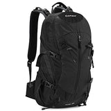 Gonex 35L Hiking Backpack Mountaineering Bag, Rain Cover Included Black