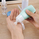 Beveetio Travel Bottles TSA Approved 15 Pack,2.9oz Silicone Refillable Size Containers, BPA Free Travel Tubes Toiletries for Cosmetic Shampoo Cream Conditioner Lotion Soap