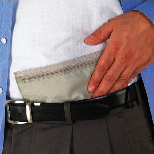 Secret Hide Away Belt Security Travel Pocket Wallet Undercover
