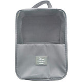 MoreTeam Travel Shoe Bag, Dry & Wet Separation 3 in 1 Shoe Organizer Space Saving Storage Bags Tote Pouch with Zipper for Men Women (Dry&Wet Separated - Gray)