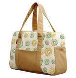 Women'S Lemon And Banana Frosted Donuts Printed Canvas Duffel Travel Bags Was_19