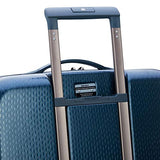 Delsey Luggage Turenne Carry-On, Hard Case Spinner Suitcase (Blue)