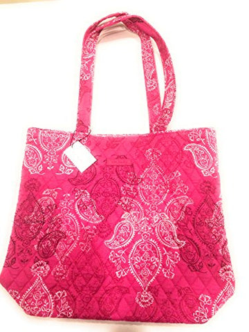 Vera Bradley Women Tote With Solid Color Interior (Stamped Paisley)