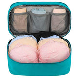Bra Travel Organizer Bag, Gonex Underwear Lingerie Packing Storage Case Blue
