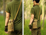 Protector Plus Military Water Bottle Pouch Holder Tactical Kettle Gear Molle Pack Bag (Desert camo)