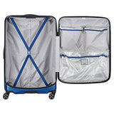 DELSEY Paris Luggage Cruise Lite Hardside 2.0 29" Checked Expandable Suitcase, Blue