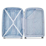 DELSEY Paris Clavel Hardside Expandable Luggage with Spinner Wheels, WHITE, Checked-Large 30 Inch