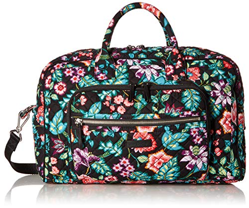 Vera Bradley Iconic Compact Weekender Travel Bag,  Signature Cotton, One Size