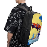 Dukes of Hazz-ard 90s 80s Horror Movie Student Shoulder Bag Large Capacity Bookbag Casual Durable Laptop Backpack Outdoor Travel Scary Film Daypack College Back To School Women Men Fits 17 Inch