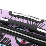 HALINA Bouffants & Broken Hearts Bold Eyes 3 Piece Set Luggage, Multicolor