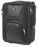 Ful Crosby Carry-on Luggage, Narrow Profile for Underseat Storage, Black"