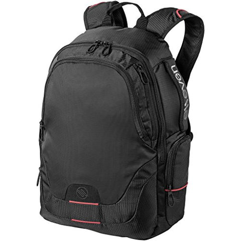Elleven Motion 15in Laptop Daypack (12.2 x 5.3 x 17.7 inches) (Solid Black)