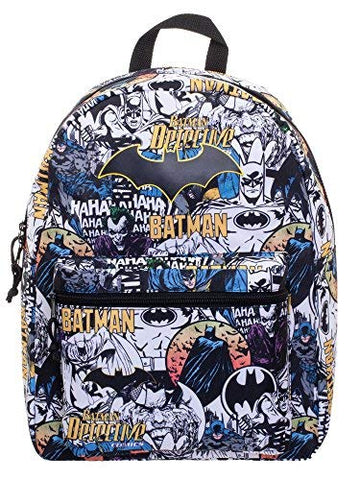 DC Comics Batman Classic Comic Characters 16" Backpack