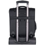 Kenneth Cole Reaction Lincoln Square 1680D Polyester 2-Wheel Underseater Carry-On, Black
