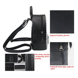 Small Pu Leather Backpack Purse Cute Pineapple Print Daypack for Girls