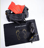 Showers Pass Refuge Waterproof Duffel Bag, One Size, Black/Lime