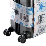 Olympia Spandex Luggage Cover, Small, Stamp