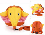 3D Unique Kids Backpack Anti-Lost Baby Bag Fashion Backpack [Elephant Yellow]