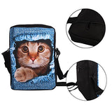 Freewander Crossbody Shoulder Bag Personalized Vivid Animal Printed Mini Handbag