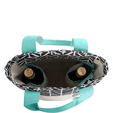 Ame & Lulu B.Y.O.B Wine Tote (Black Shutters)