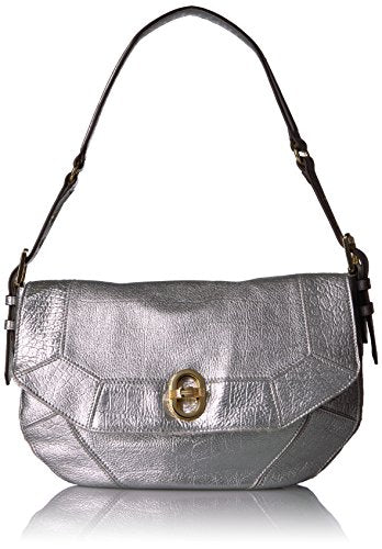Aimee Kestenberg Rocco Shoulder, Silver Croco