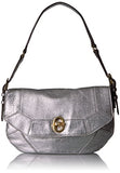Aimee Kestenberg Rocco Shoulder, Silver Croco
