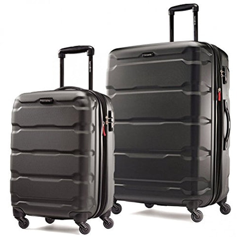 Samsonite Omni PC 2 Piece Set of 20 and 28 Spinner (Black)