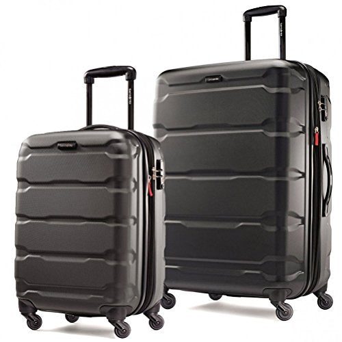 Samsonite Omni PC 2 Piece Set of 20 and 28 Spinner (Black)