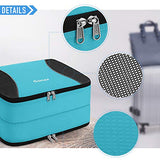 Gonex Large Packing Cubes, Double Sided Travel Suitcase Organizer 3 pcs Blue
