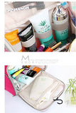 Fakeface Large Waterproof Nylon Mesh Toiletry Bag Tote Travel Makeup Cosmetics Portable Organizer