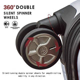 Ginza Travel Luggage 3 Piece Sets Lightweight Spinner Suitcase 20" 24" 28" - P.C Material