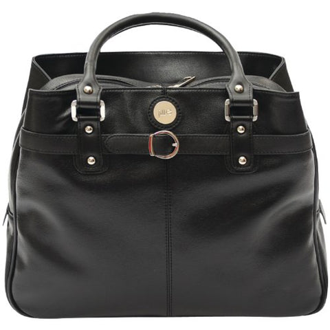 Jill.E Designs E-Go Career Bag - Black Leather (373595)