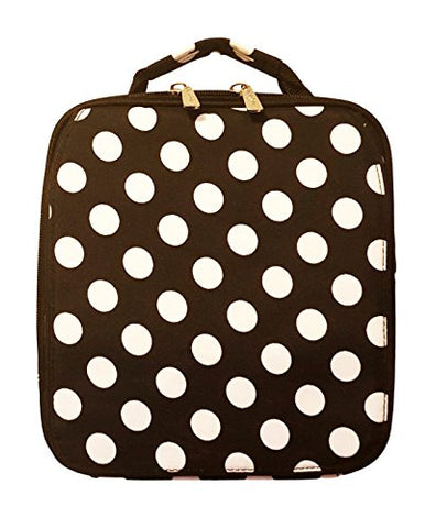 Personalized Black Polka Dot Back To School Lunch Tote