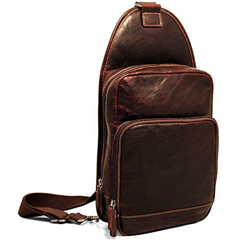 Jack Georges Voyager Sling Bag 7582 (BROWN)