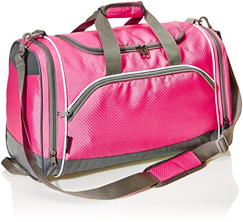 Amazonbasics Sports Duffel - Medium, Pink