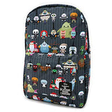 Loungefly x Nightmare Before Christmas Chibi Character Nylon Backpack (One Size, Multi)