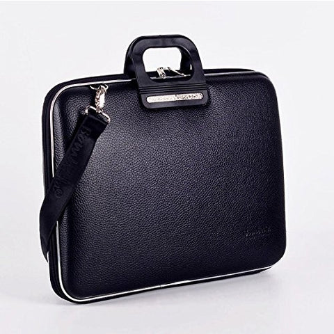 Bombata Bag Firenze Briefcase for 17 Inch Laptop - Black