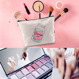 WCGXKO New Girl Inspired Cosmetics Bag Novelty Douchbag Jar Gift for TV Show Fans Best Friend(Douchbag Jar)