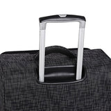 It Luggage 26.8" Stitched Squares 8 Wheel Lightweight Expandable Spinner, Flint Grey