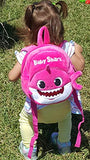 Baby Shark Backpack for Toddlers Kids Children cute girl cartoon Preschool Bag - Soft plush - Pink