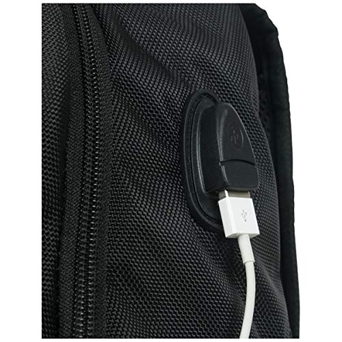 Sac à Dos Kenneth Cole Reaction Noir - Avec Port USB Et Protection RFID Pour 15 Pouces