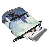 Colourlife Knight And Castle Stylish Casual Shoulder Backpacks Laptop School Bags Travel