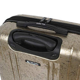 Mia Toro Italy Gita Hardside Spinner Carry-on, Gold