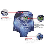 For U Designs 22-25 Inch Black Classic Flag Polyester Elastic Luggage Cover With Zipper