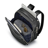 Samsonite Mens Leather Classic Traditional Backpack Black